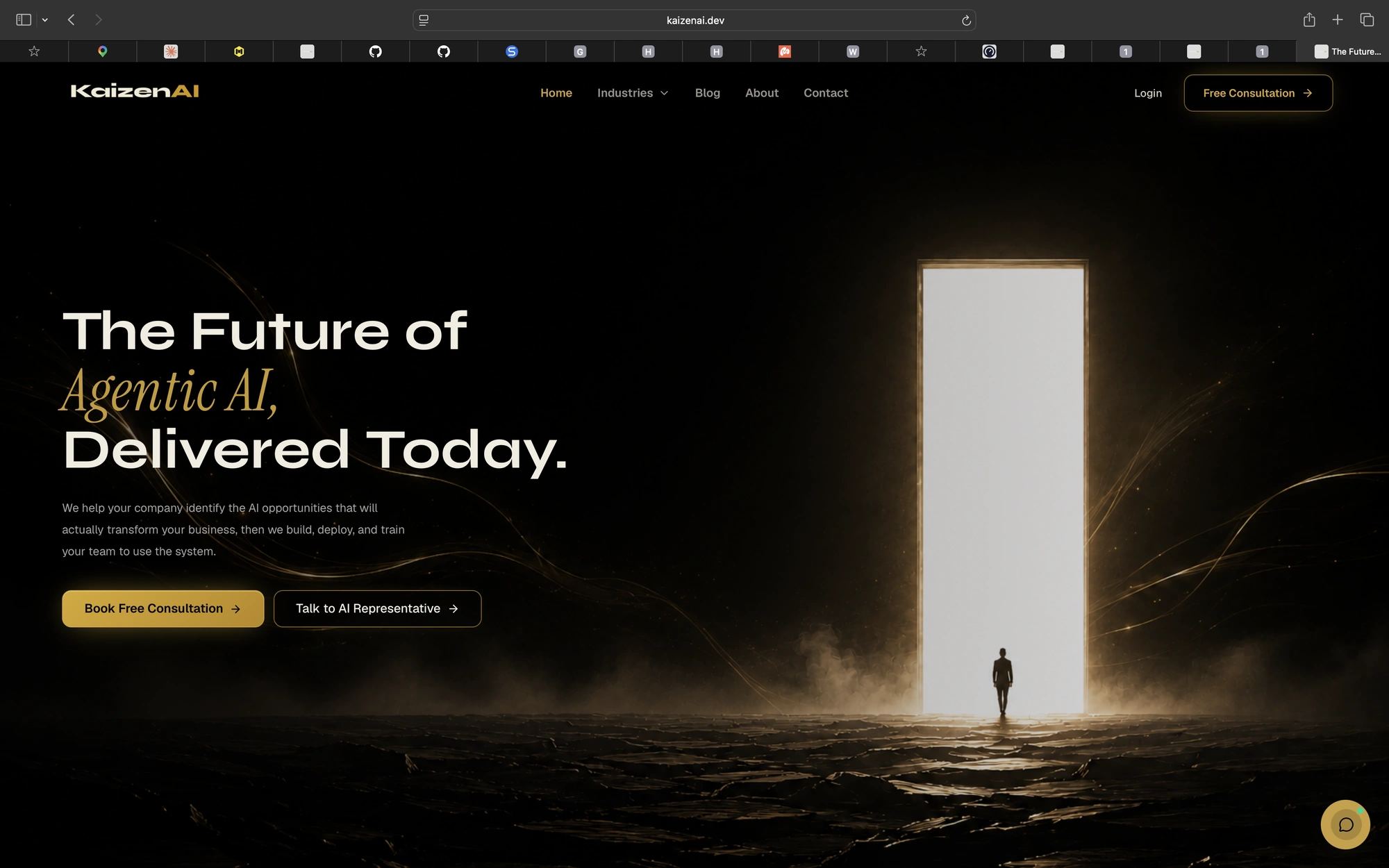 KaizenAI marketing website